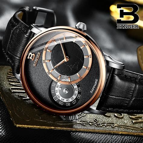 BINGER Luxury Men's Waterproof Quartz Watch with Philippines .